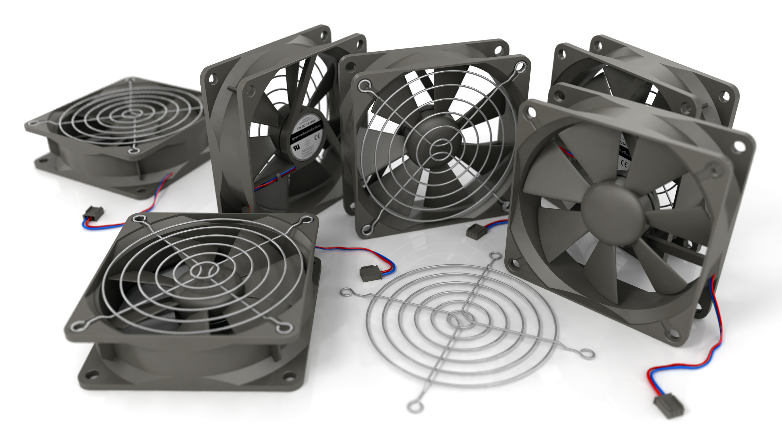 A cooling fan or a computer fan.