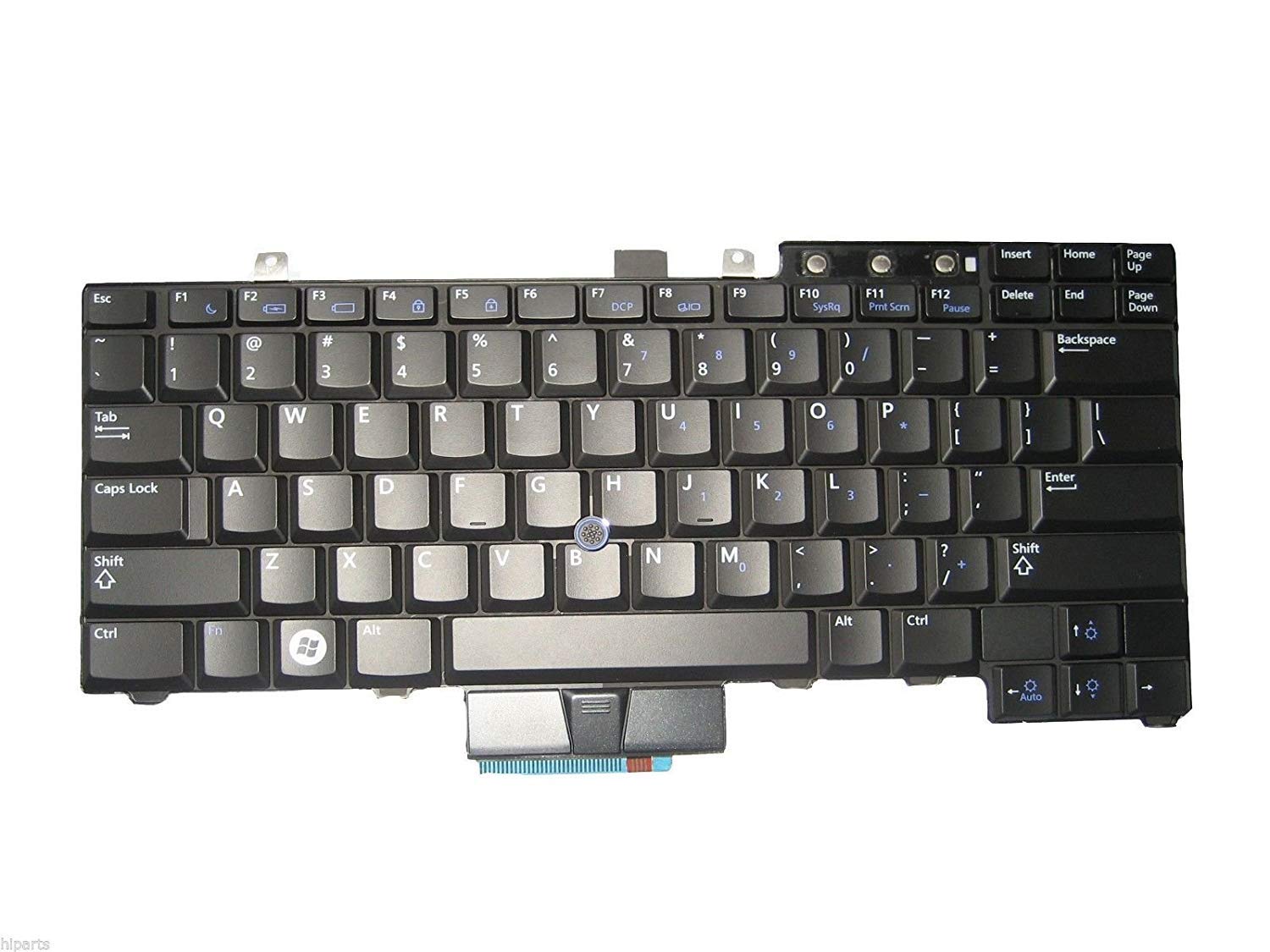 A picture of a malfunctioning Dell Latitude E6410 keyboard.
