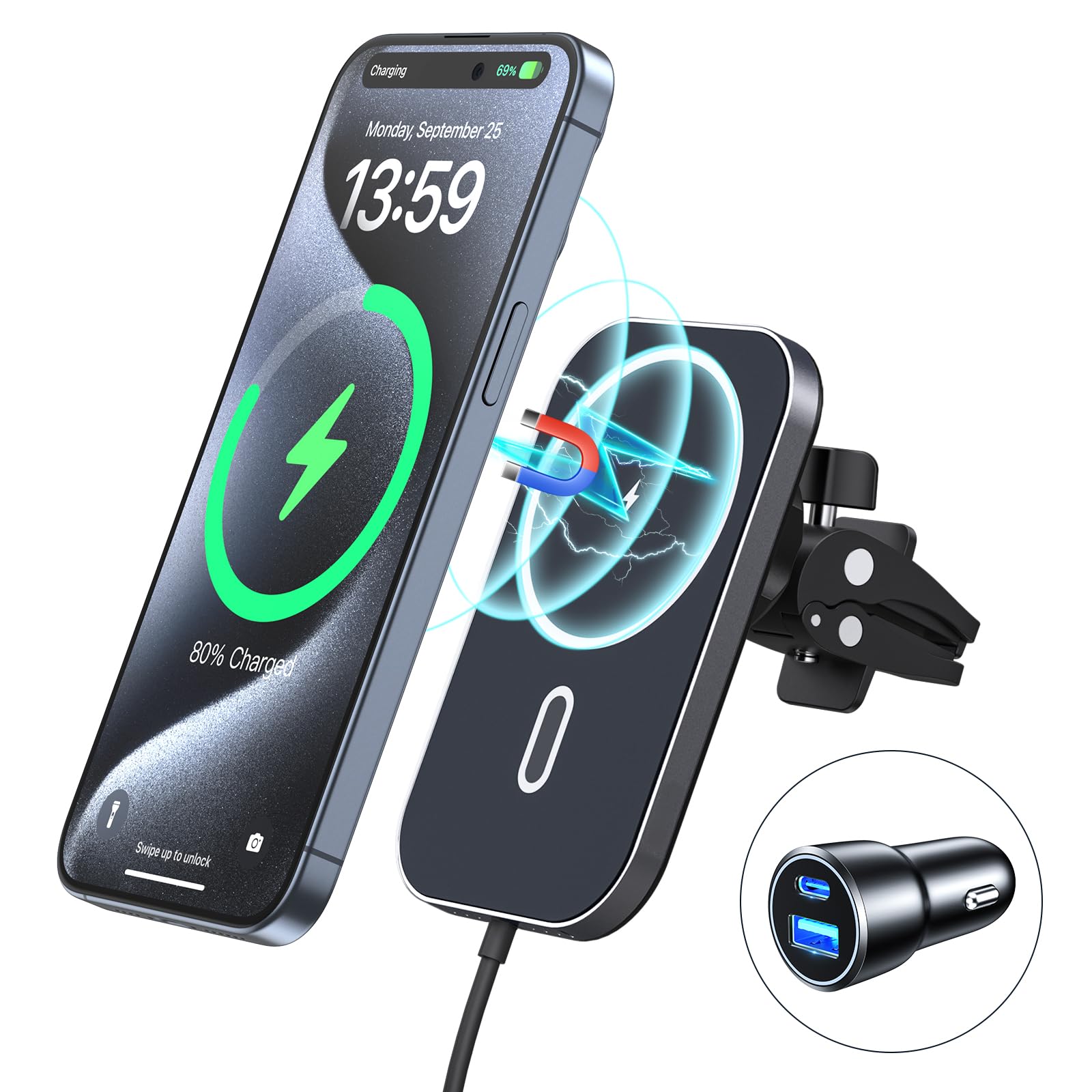 Car charging solutions: Find out about various car charging methods, such as USB car chargers or car mounts with built-in wireless charging capabilities.
Magnetic charging: Explore the convenience of magnetic charging cables and adapters, which provide a secure and hassle-free connection.