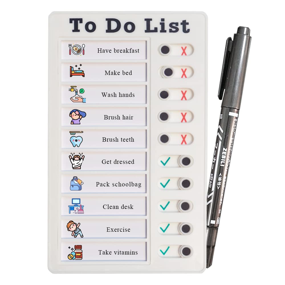 Checklist or to-do list