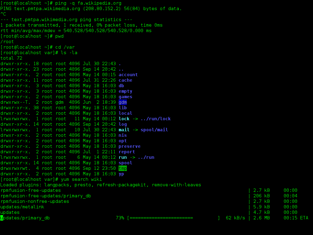 Command Prompt interface