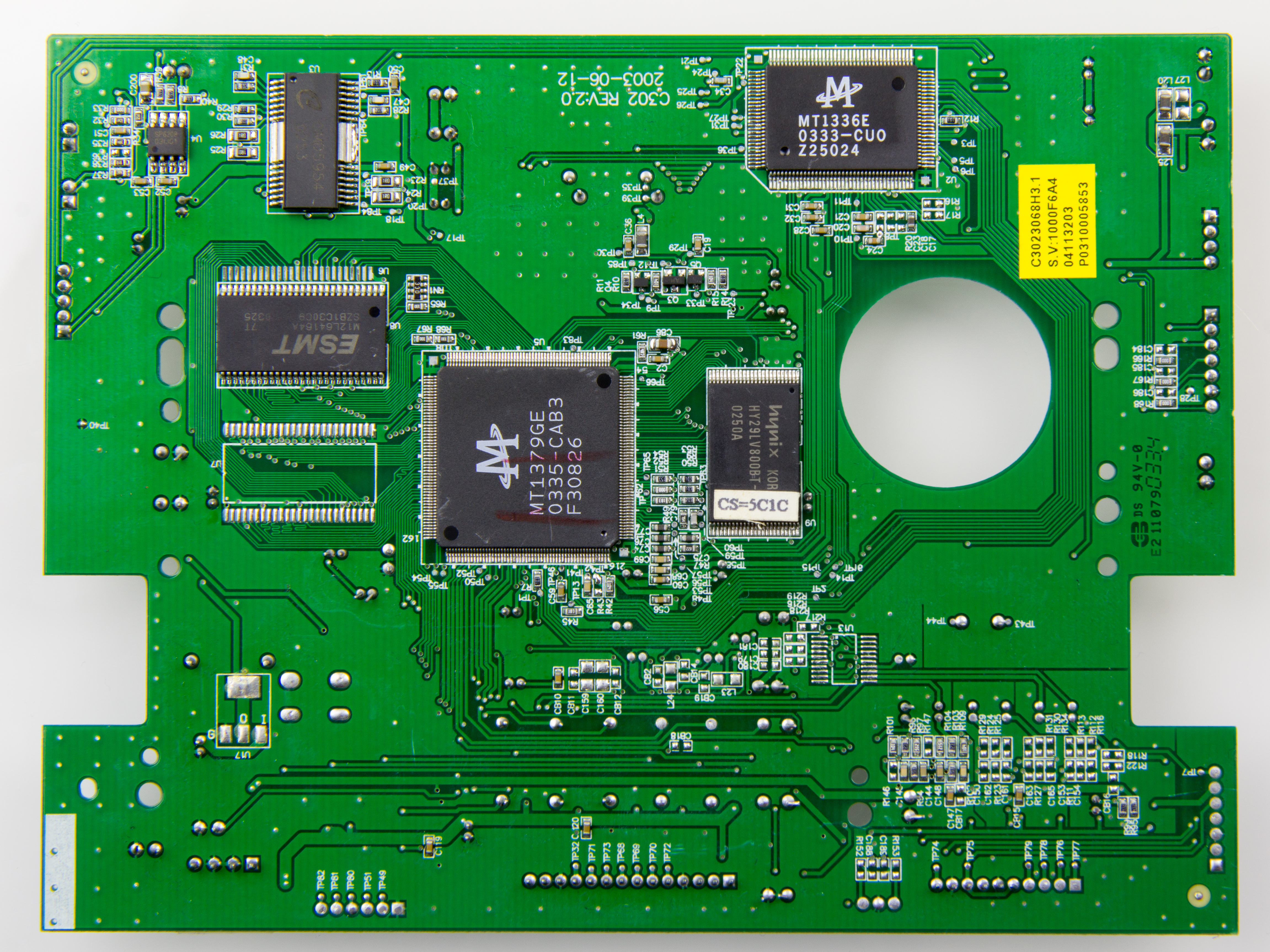 Computer circuit board.