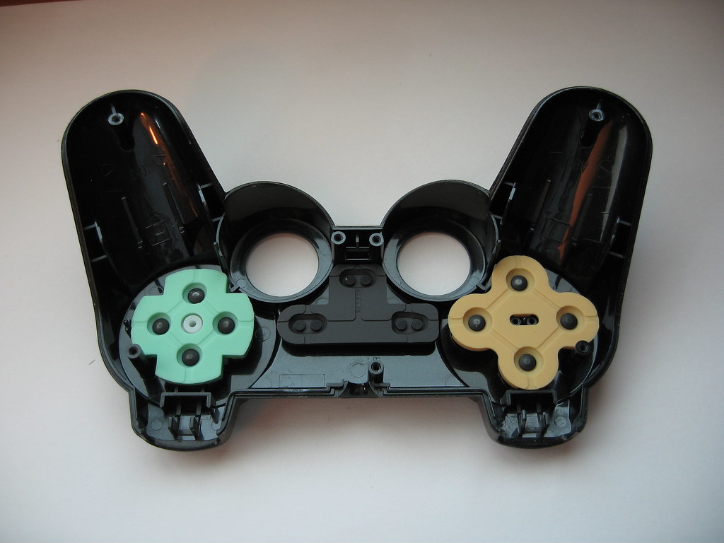 Disassembled PS3 controller