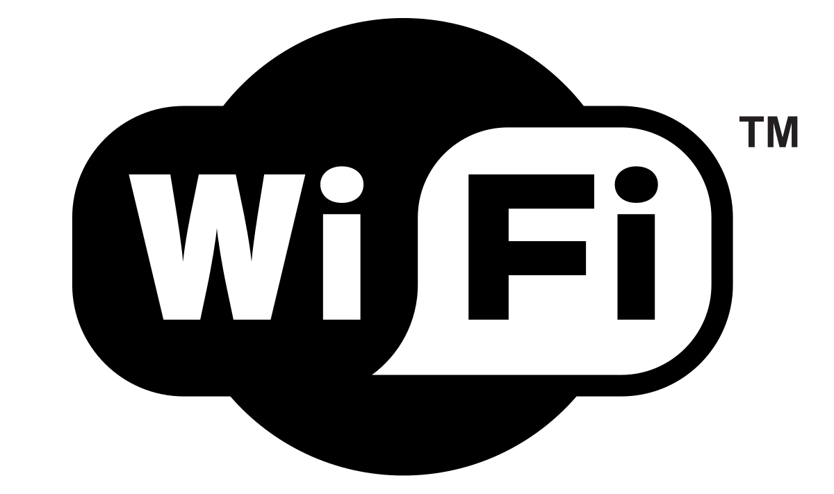 Ethernet cable and Wi-Fi symbol