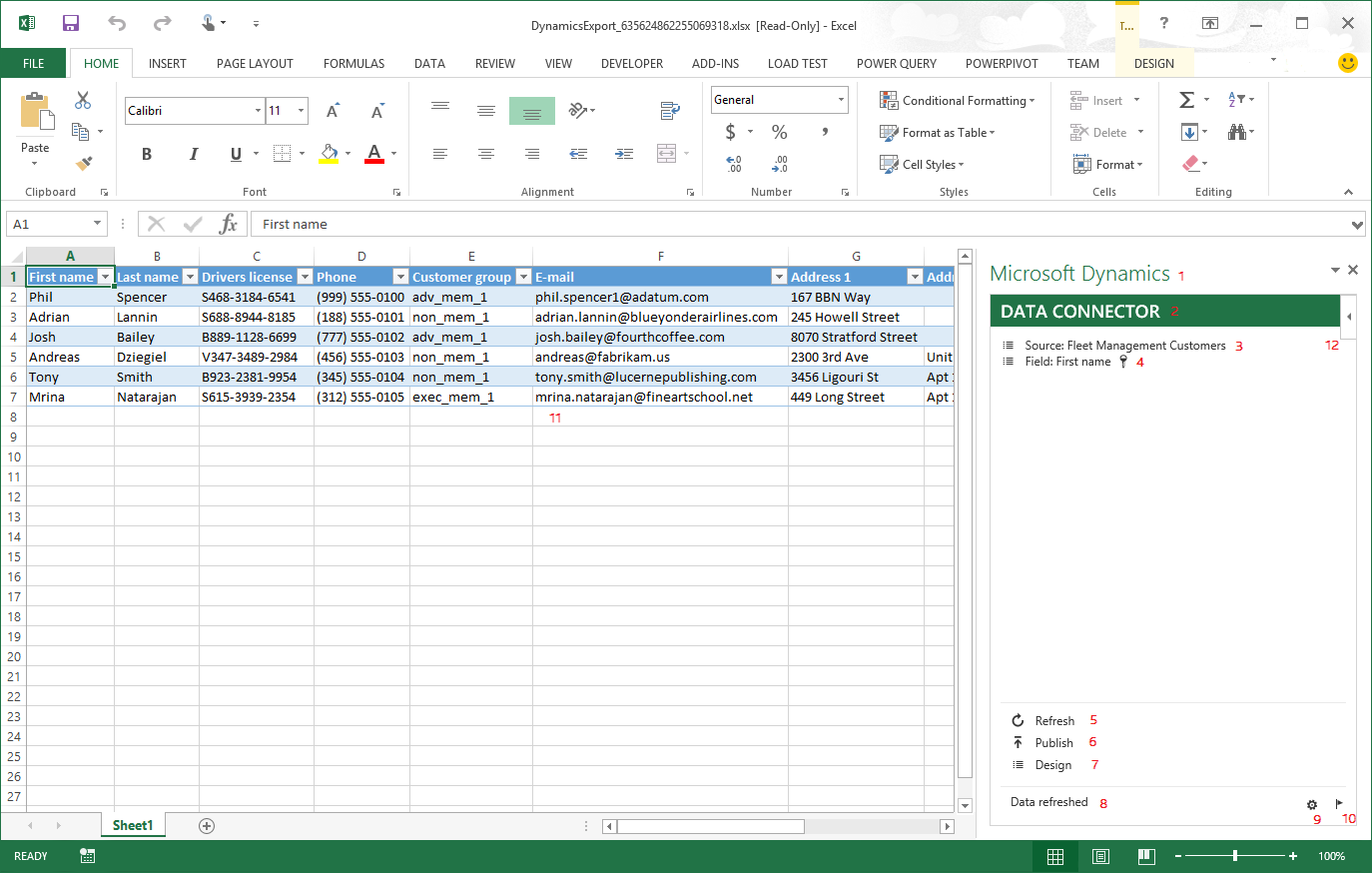 Excel add-in settings or Excel add-ins menu