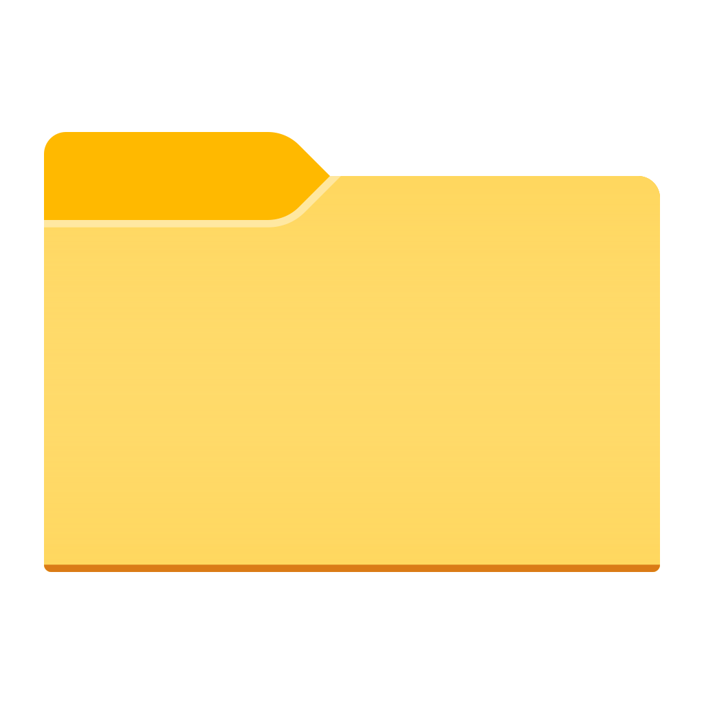 File folder or folder icon