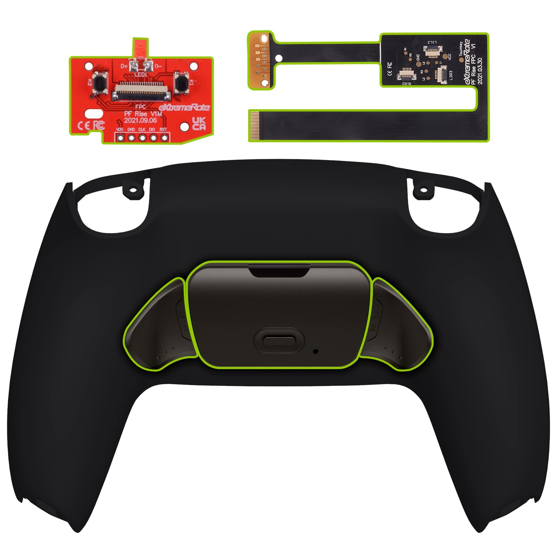 Game controller with buttons being remapped