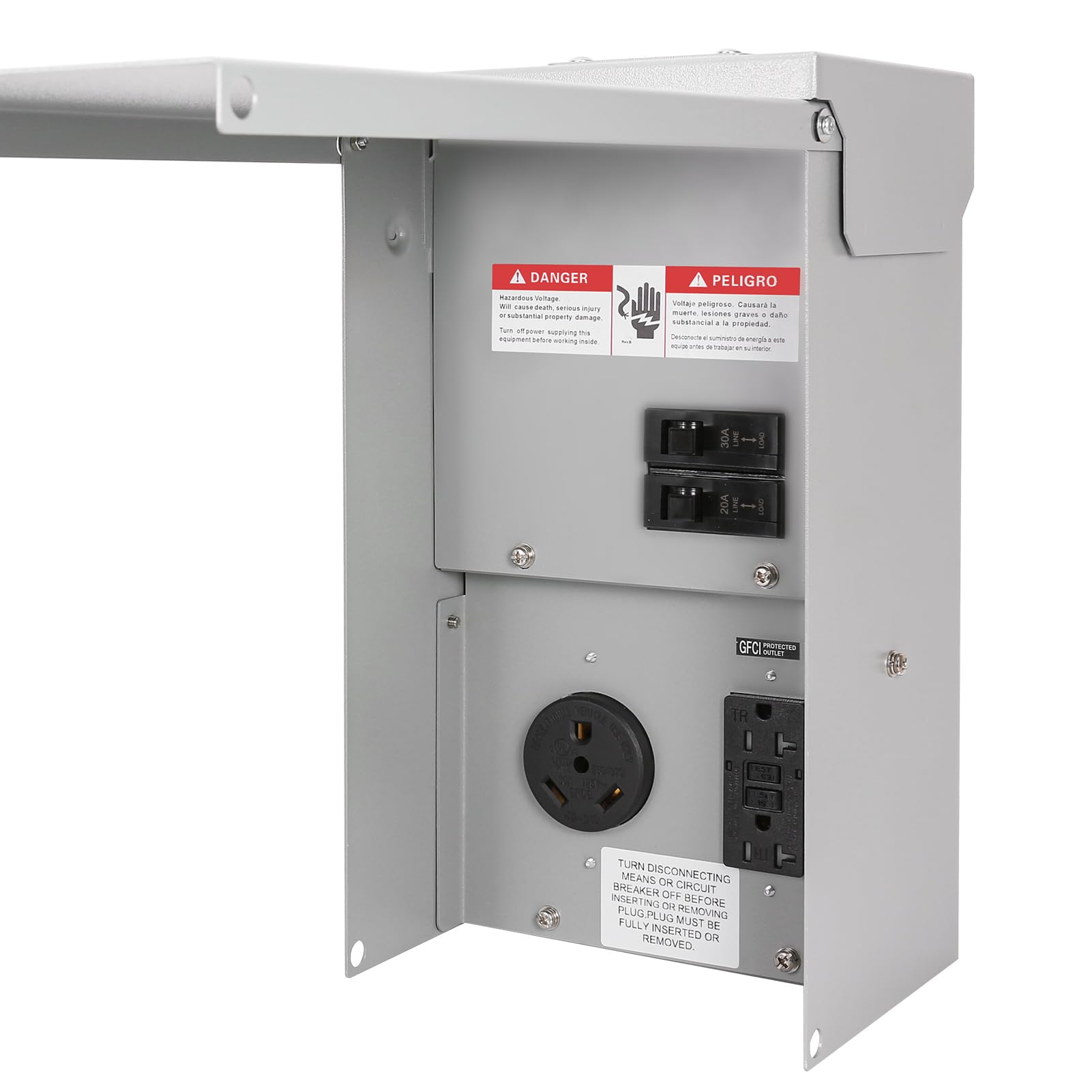 GFCI outlet and breaker box