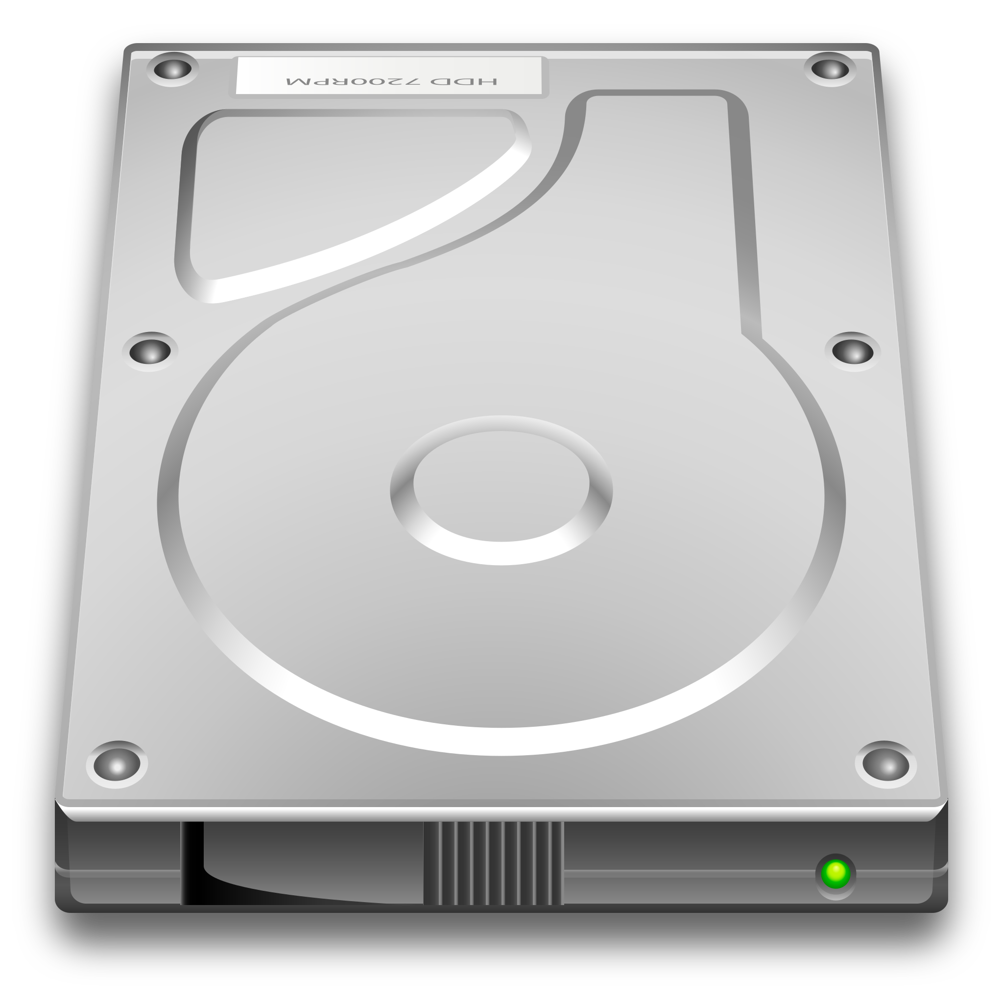 Hard drive icon or storage device icon.