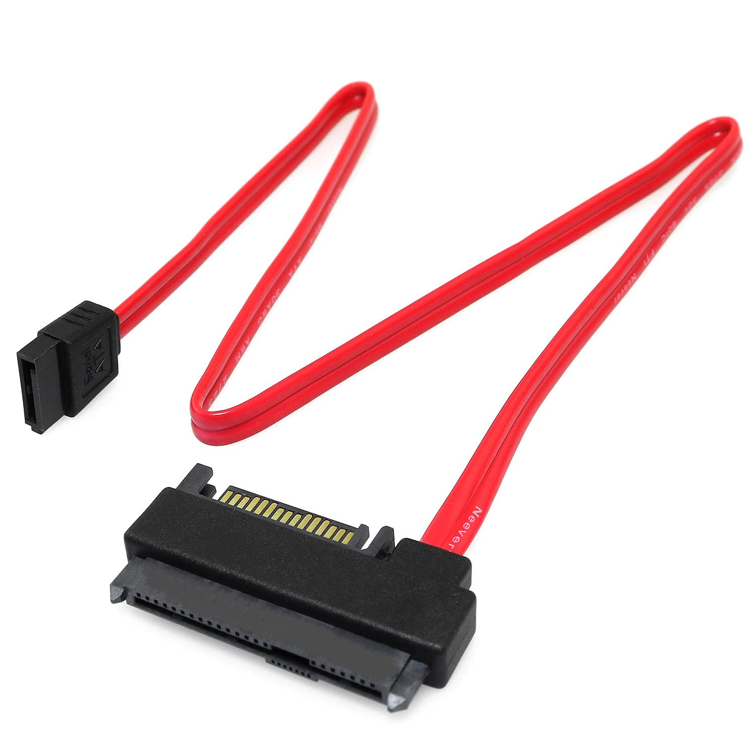 If you have a spare SATA or IDE cable, replace the existing cable with the new one.
Ensure that the new cable is securely connected to the hard drive and motherboard.