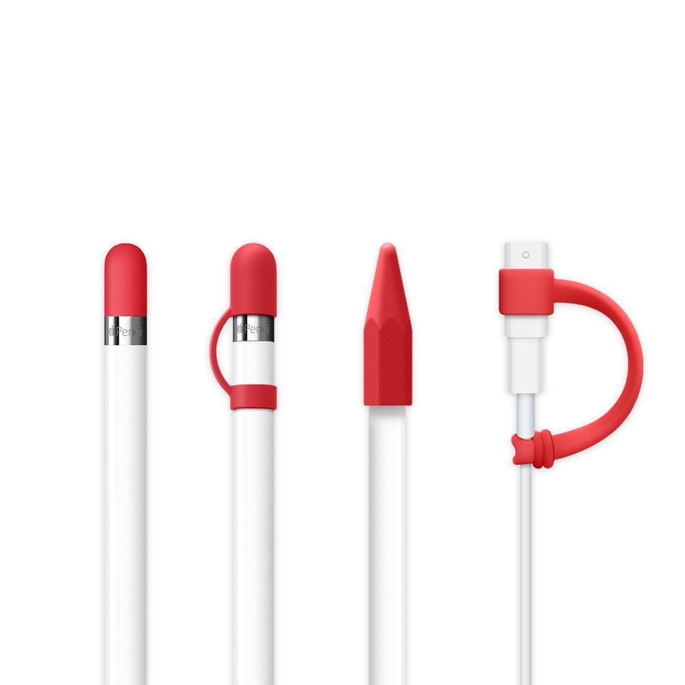 Leave the tip aside and remove the cap from the Apple Pencil.
Connect the Apple Pencil to your device's charging port.