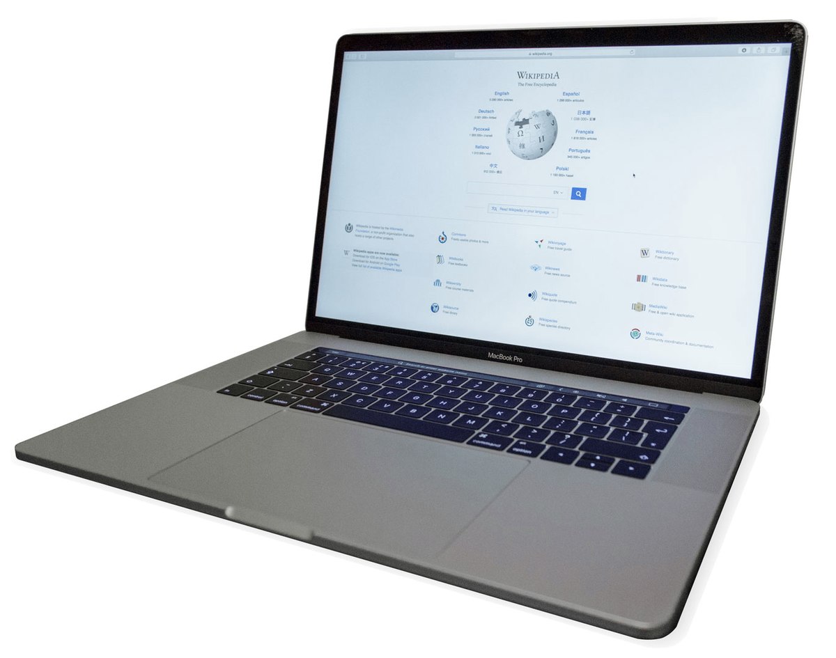 MacBook with power symbol and performance chart
