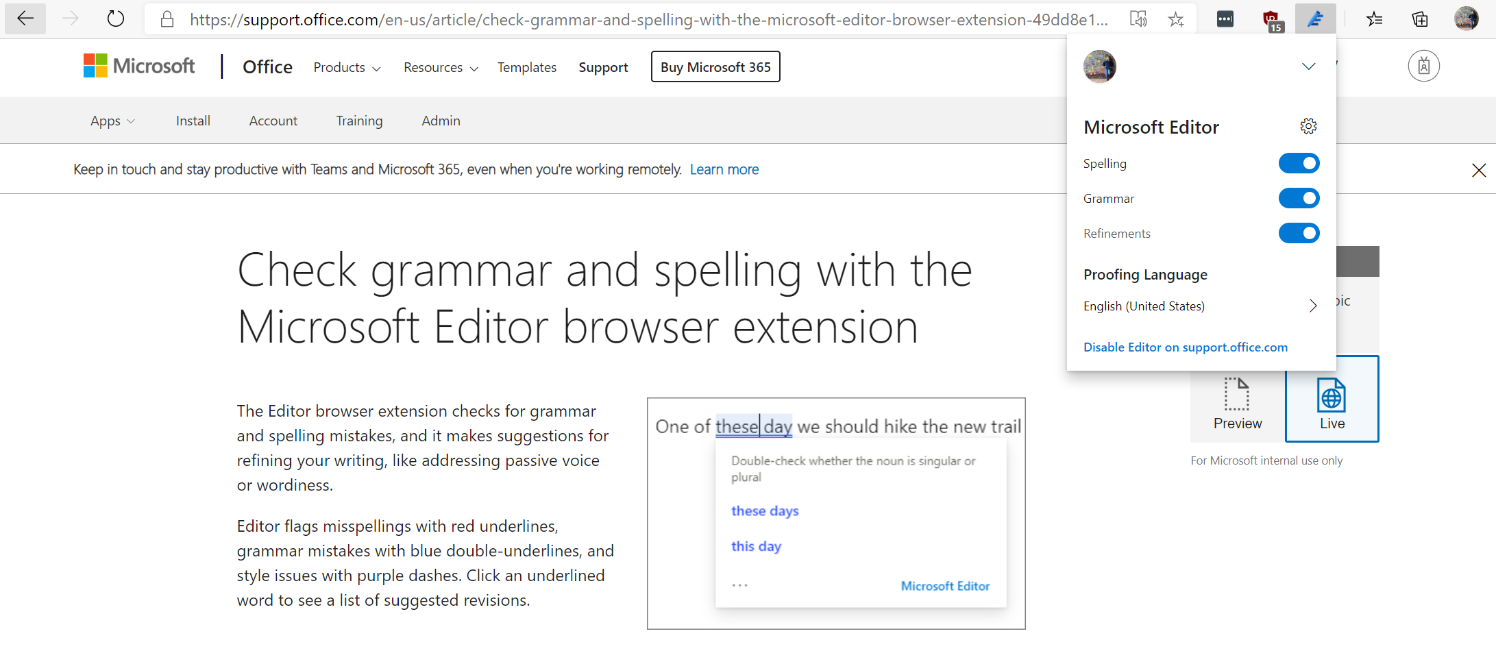 Open your browser's Extensions or Add-ons settings.
Review the list of installed extensions.