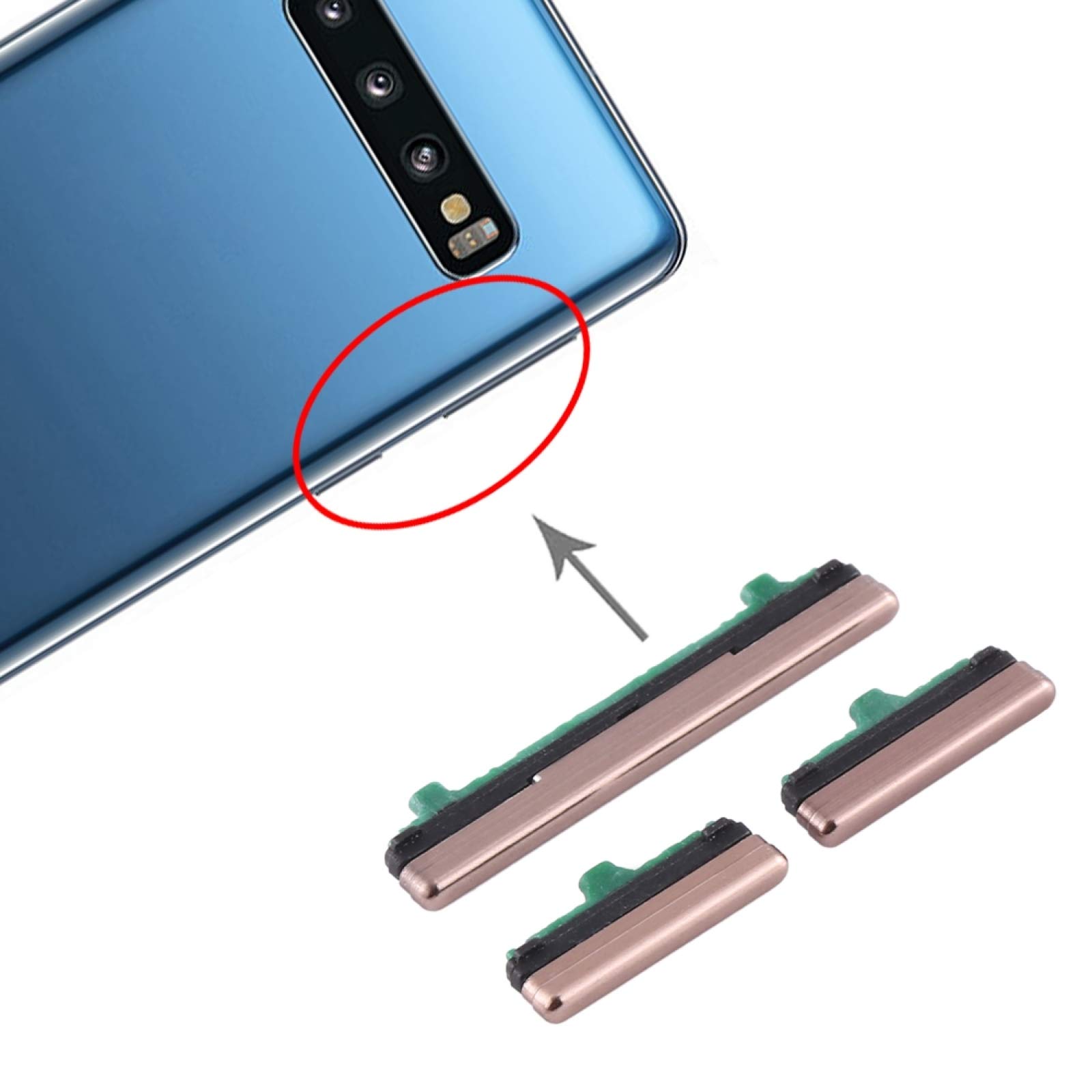 Power button on a mobile device