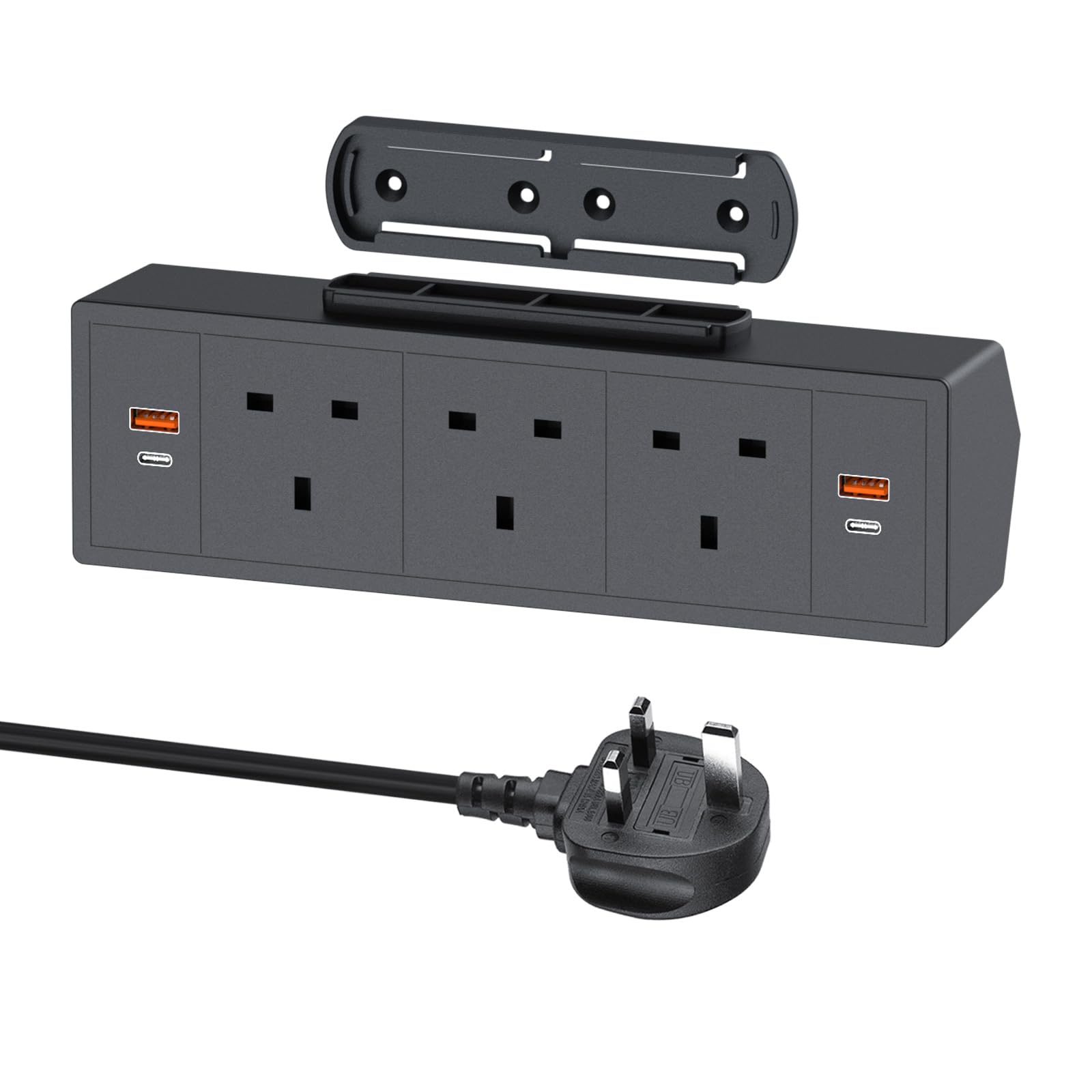 Power strip with unplugged accessories