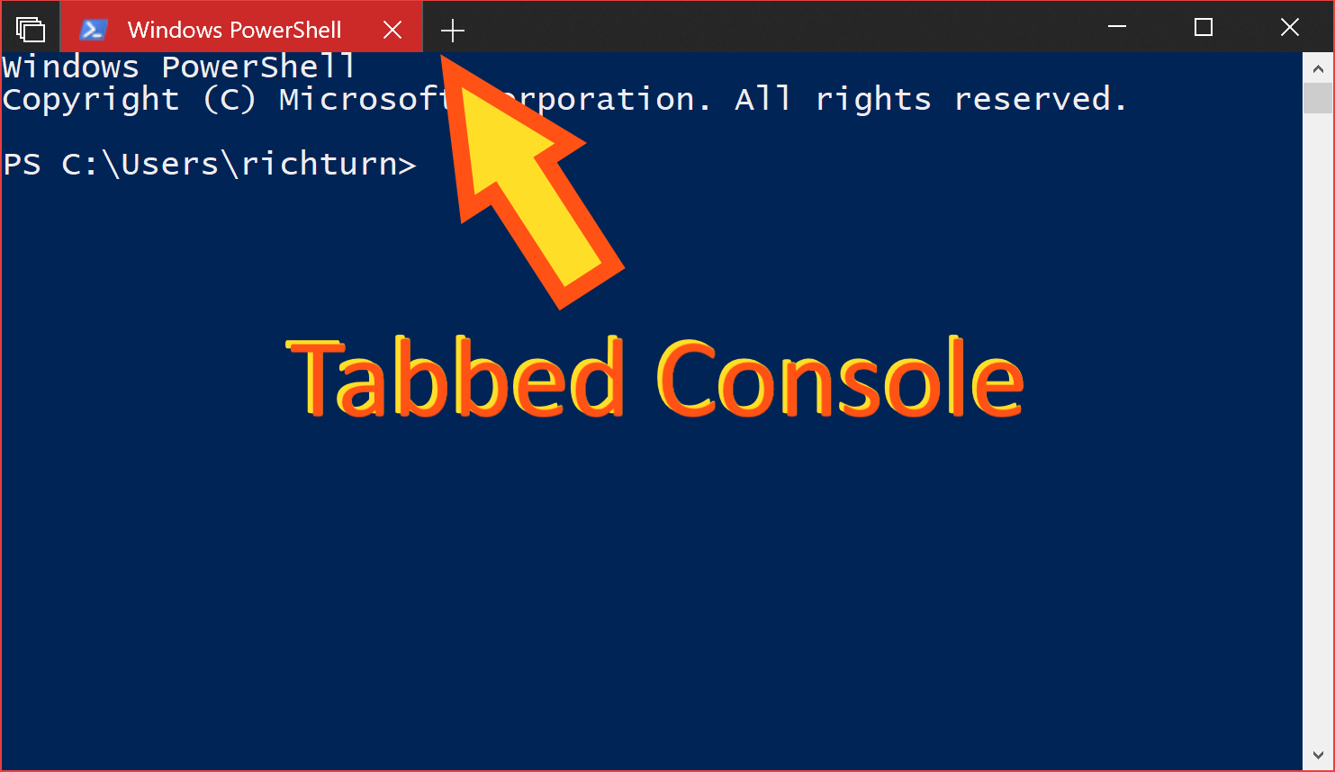 PowerShell console