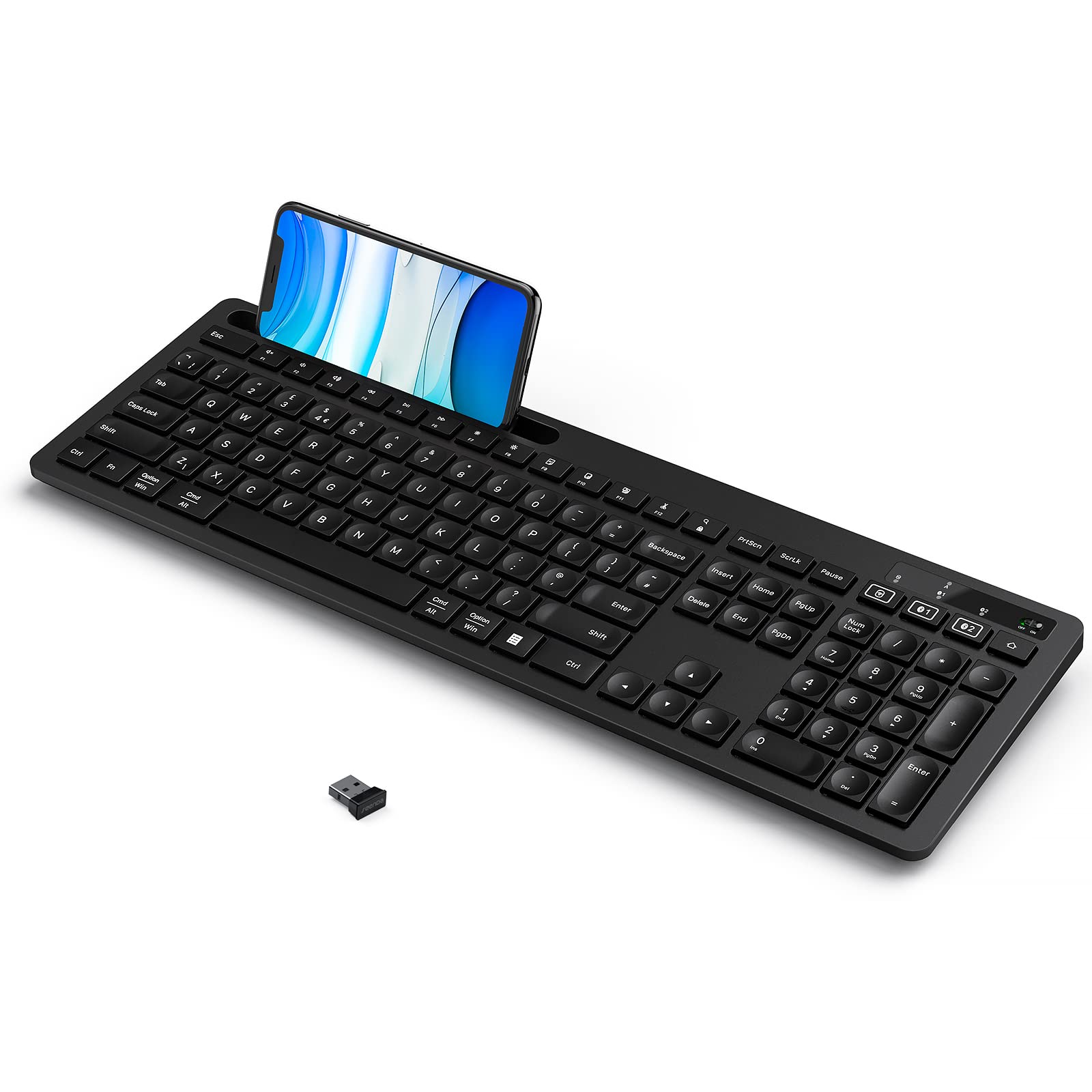 Put the keyboard in pairing mode (refer to the keyboard's manual for instructions)
Search for new Bluetooth devices on the device
