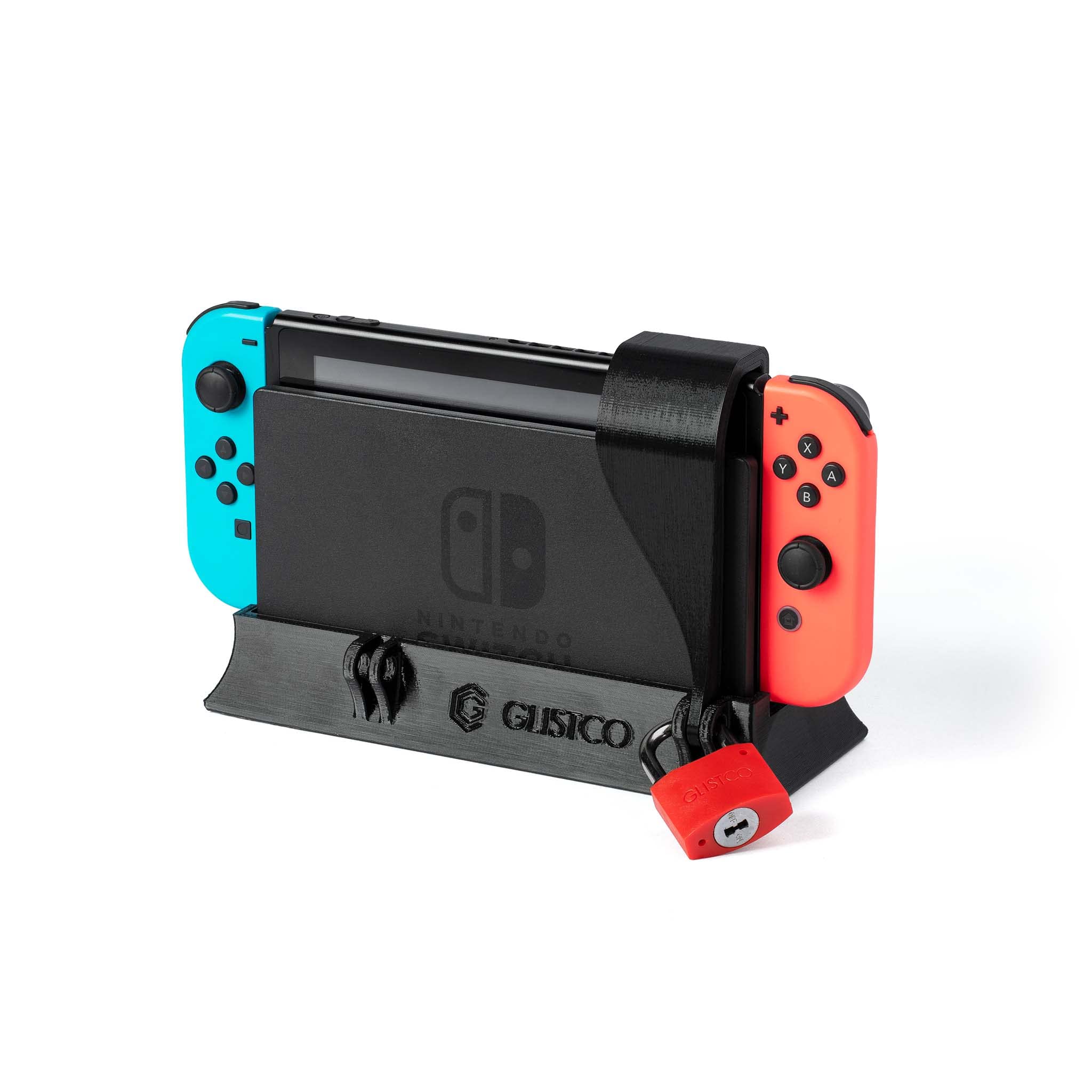 Securely locks the Nintendo Switch Dock in place
Prevents accidental disconnection
