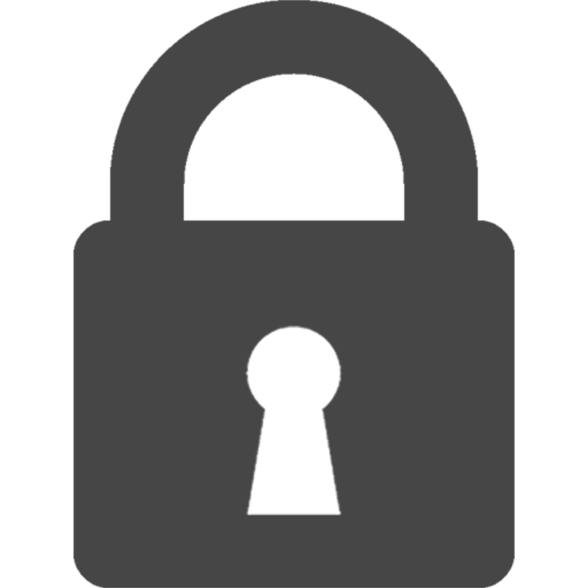 Settings icon with a lock symbol