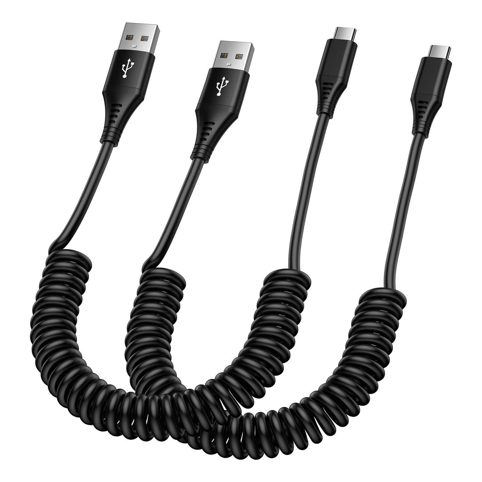 USB cable tangled in knots