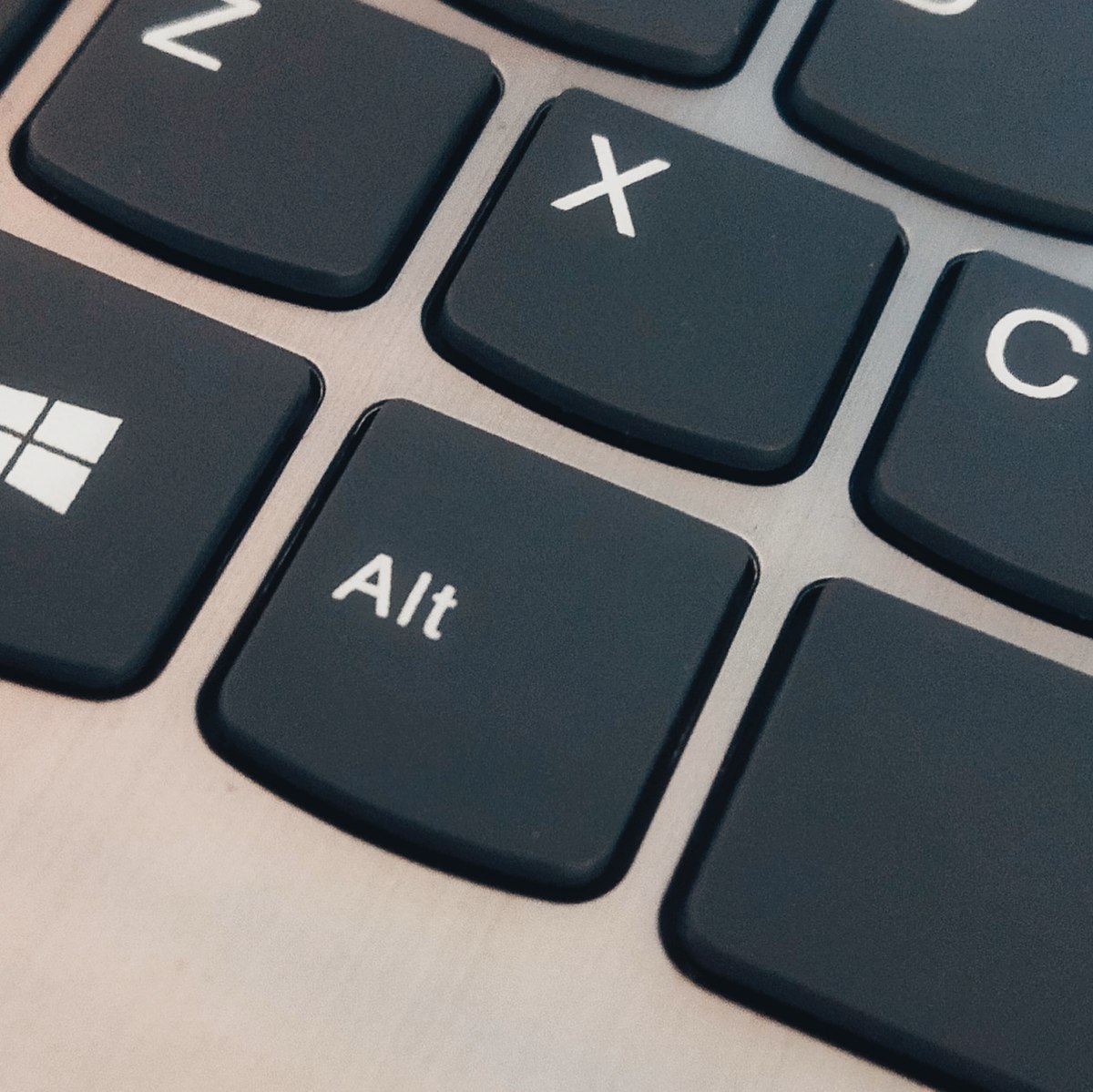 Windows key on a keyboard