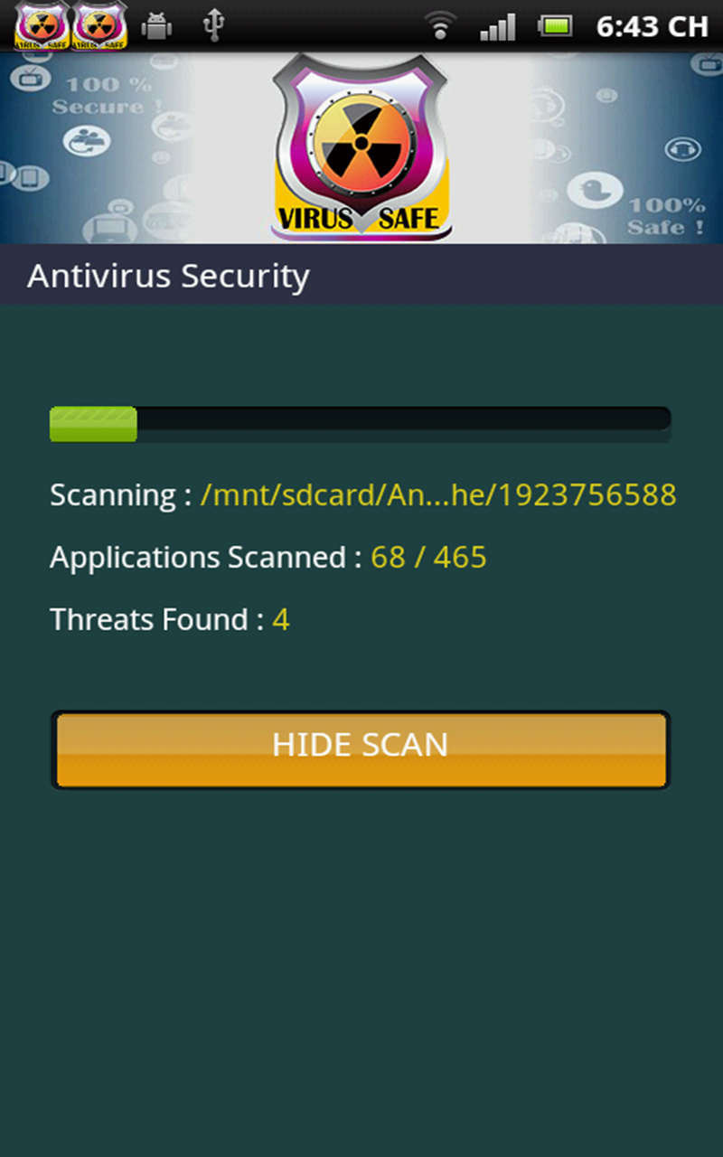 Antivirus scan