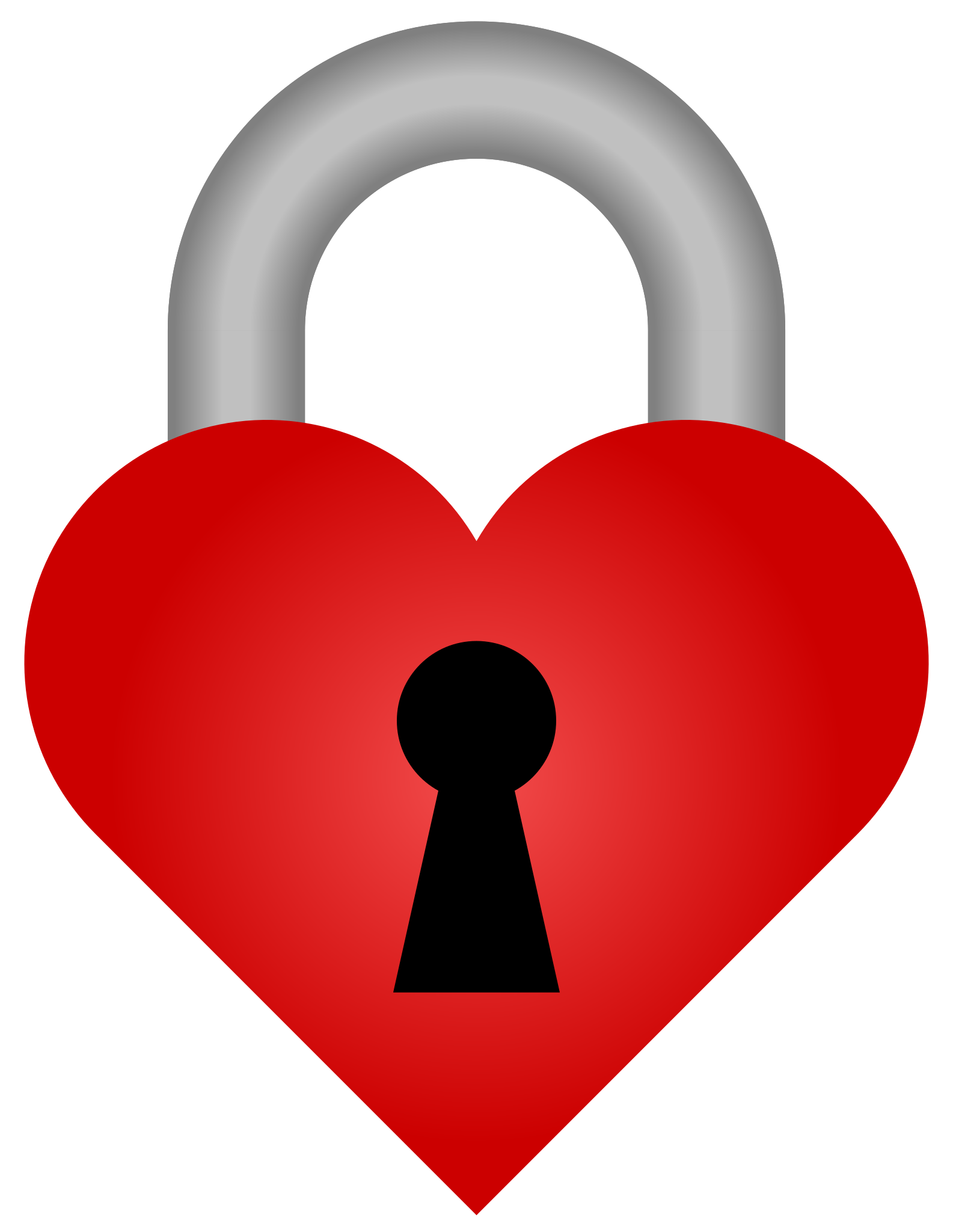 Padlock with a red X symbol