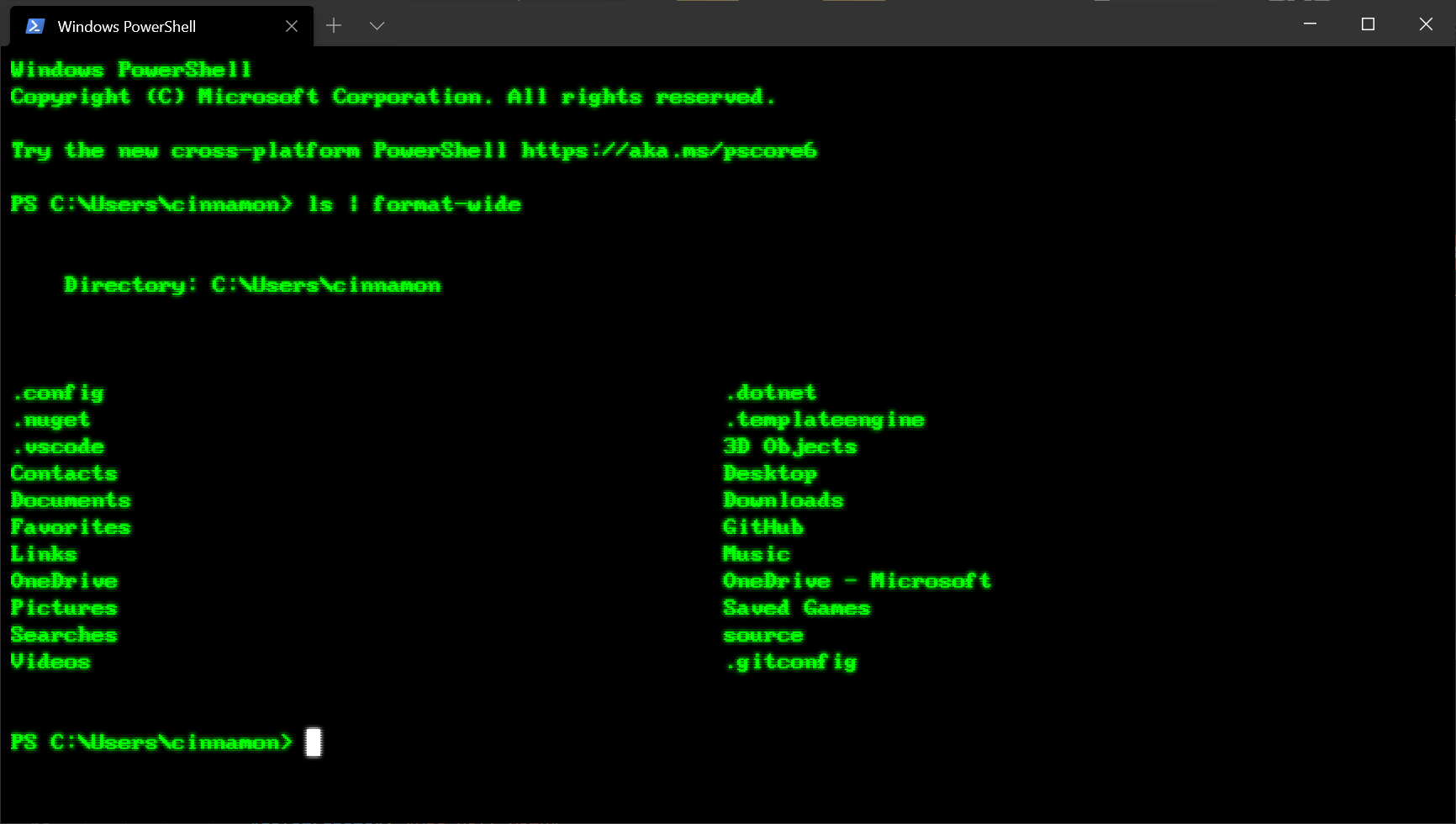 PowerShell and Command Prompt icons