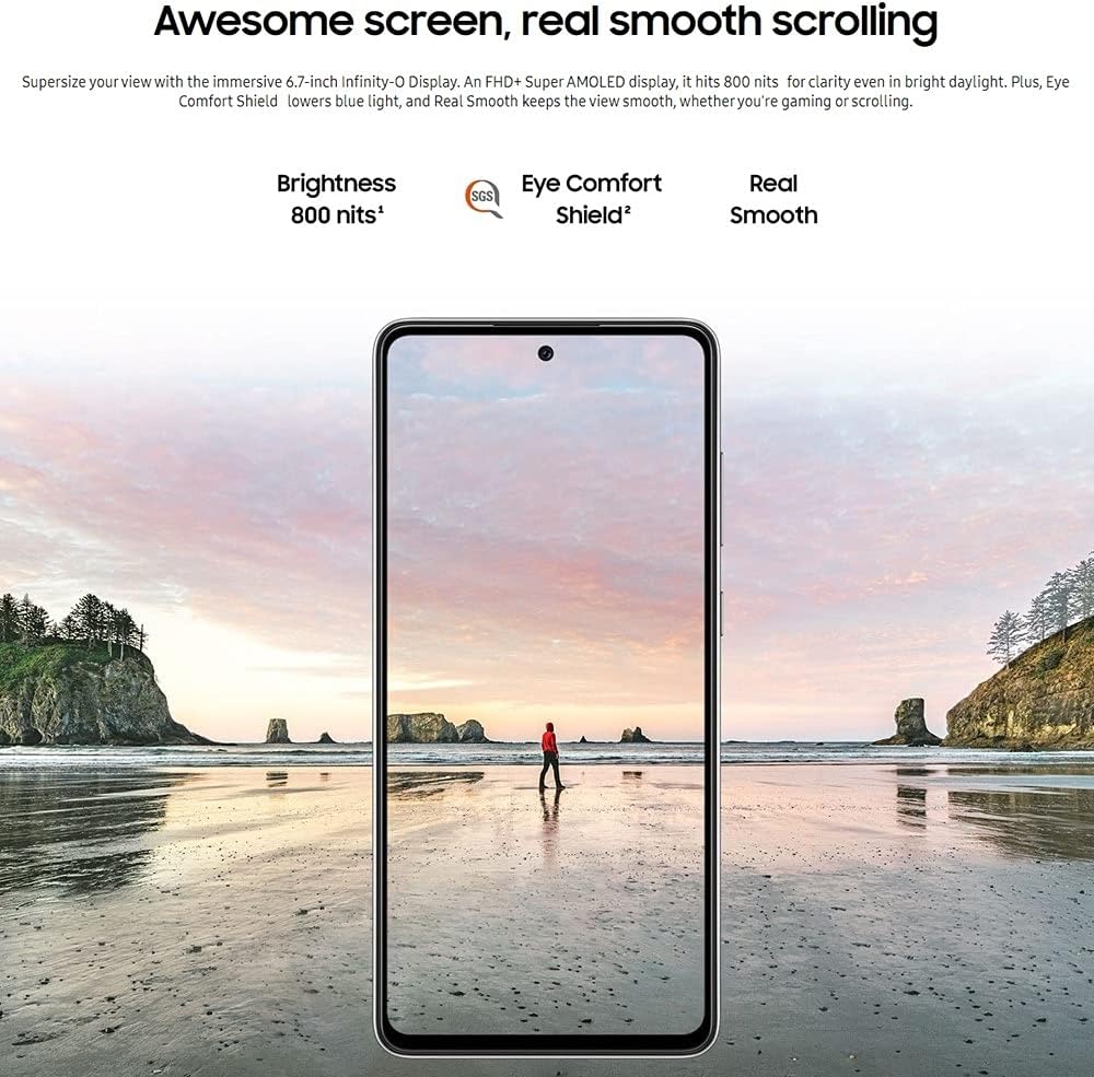 Smooth scrolling on a smartphone screen